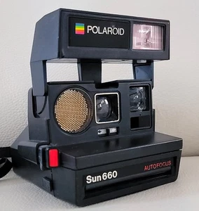 VINTAGE Polaroid Sun660 AutoFocus 600 Land Film Camera **Tested & Works** - Picture 1 of 13