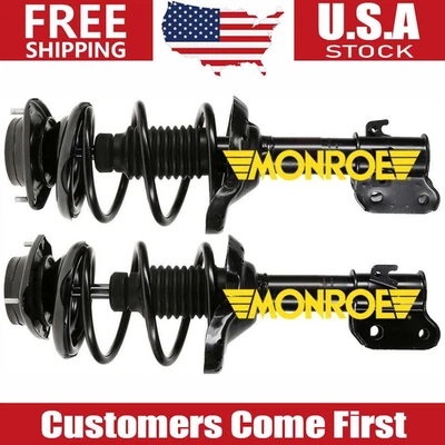 Front Monroe Suspension Struts & Coil Spring 2X For 2004-2007 Subaru Impreza Foto 1 de 3