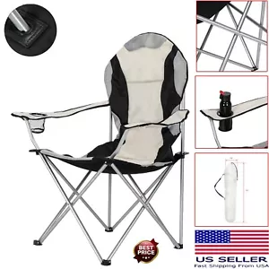 Portable Foldable Folding Chair For Outdoor Beach Camping Sports With Carry Bag - Picture 1 of 17