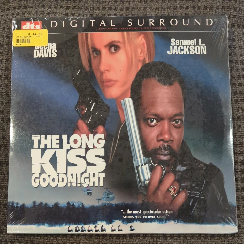 The Long Kiss Goodnight Laserdisc Movie Collectible RARE Id3738li Must See