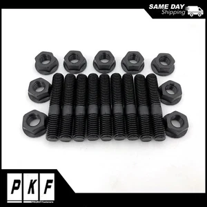 Kit de herrajes colector de escape STUDS para Honda Acura serie B/D NEGRO - Imagen 1 de 1