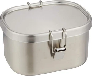 KOBO AIZAWA Lunch Box Rectangle Stainless 500ml S 6301 - Picture 1 of 3