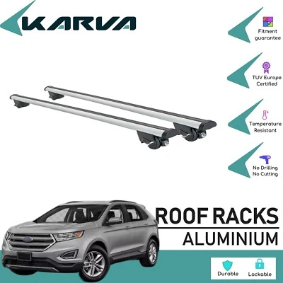 Barras transversales de techo para portaequipajes Ford Edge 2015-2018 Foto 1 de 4