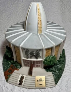 Detroit Lem Barney’s 1 of 1 Porcelain HALL OF FAME Building NFL Greatest Lions - Picture 1 of 7
