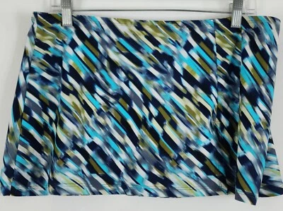 Falda de natación Gottex azul nueva con etiquetas para mujer sin fondo talla L azul azulado negro Foto 1 de 4