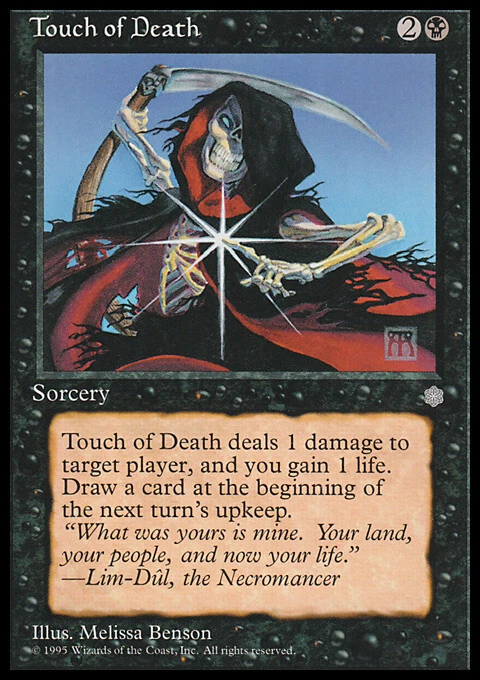Magic the Gathering MTG Touch of Death (167) Ice Age   LP - Image 1 of 1