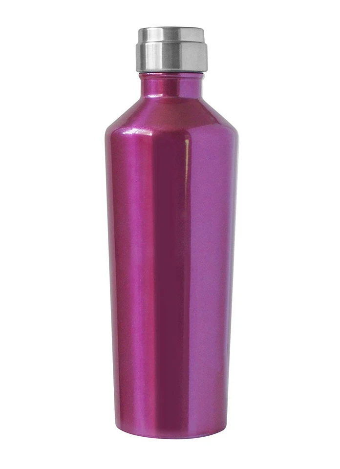 OGGI New Deco Double Walled Stainless Steel Sport Bottle - .5 LT, 17 oz. - Pink - Imagem 1 de 1