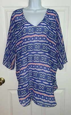 O’neill Juniors BIANCA S/S Pullover Bathing Suit Cover-Up Sz M/L EUC - Image 1 of 4
