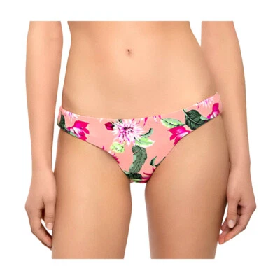 Parte inferior de natación de bikini brasileño floral rosa para mujer Tori Praver - mediana Foto 1 de 2