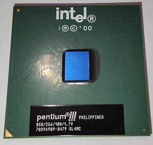 Intel Pentium III 850 CPU Processeur 850 MHz SL4MC Socket 370