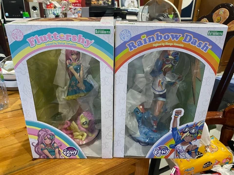 Kotobukiya My Little Pony Fluttershy & Rainbow Dash Bishoujo Figure *Authentic* Cover