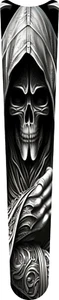 Death Skeleton Dash Panel Insert. Fits Harley Davidson 2000 - 2007 Softail Deuce - Picture 1 of 5