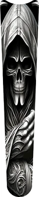 Inserto de panel de tablero Death Skeleton. Se adapta a Harley Davidson Softail Deuce 2000-2007 Foto 1 de 4