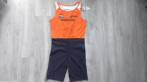 Asics Nederland Compression One Piece Race Running Sprint Sprintanzung Suit XL - Picture 1 of 7