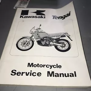 Kawasaki OEM Service Repair Manual 1989-1990 KL650 Tengai P/N #99924-1113-02 - Picture 1 of 5