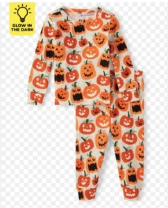 The Children’s Place Halloween Schlafanzug Junge Mädchen Unisex Größe 6 Herbst Neu ohne Etikett/GITD - Bild 1 von 2