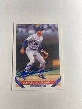 Los Angeles Dodgers RAFAEL BOURNIGAL Signed Card