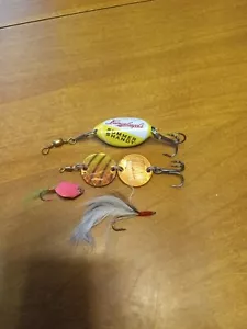 Vintage Handmade Fishing Lures USA Very Unique Designs Decent Condition Rare Htf - Picture 1 of 8
