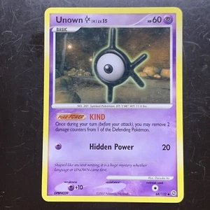 Pokémon TCG Unown [K] Secret Wonders 68/132 Regular Uncommon - Picture 1 of 3