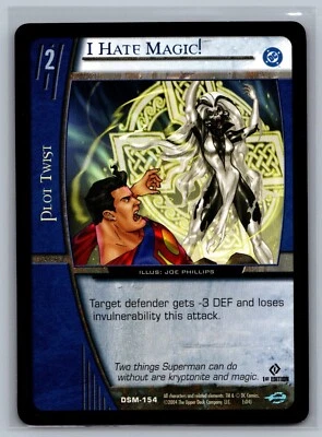 Vs System TCG I Hate Magic! #DSM-154 1st Edition CCG Superman, Man of Steel - Image 1 of 2