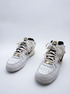 Nike Air Force 1 Mid Hombre Ocio Zapatilla Deportiva Blanco Talla 44,5 Eu Tipo - Imagen 1 de 3