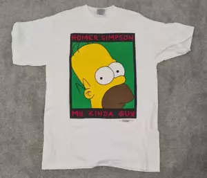 Simpsons Homer Got Beer Stanley DeSantis Groening T-Shirt L Large 1997 NOS New - Picture 1 of 11