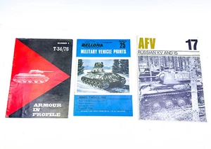 Russian T34/76 Tank booklets x3 AFV17 Bellona 26 Armour in profile - Picture 1 of 6