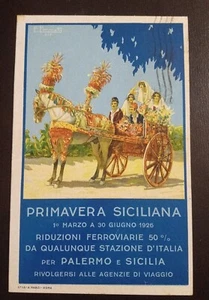 1925 primavera siciliana - carretto siciliano (illustratore Pennetta) - Bild 1 von 2