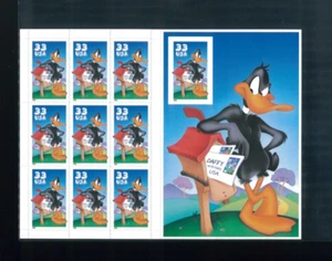 US 33¢ Looney Tunes Daffy Duck Special Die-cut Postage Stamp #3307 Mint Sheet - Picture 1 of 1