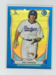 2014 Bowman Chrome PAT STOVER Blue Refractor 046/250 - Picture 1 of 1
