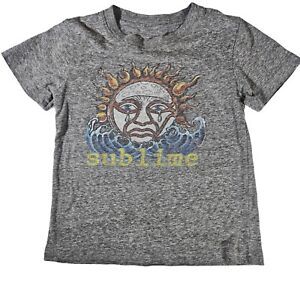 Sublime Band Toddler T Shirt, 4 T, Unisex, Heather Grey, Excellent Condition