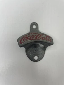 Vintage Coca Cola Wall Mount Bottle Opener Starr "X" Brown Co. - Picture 1 of 3