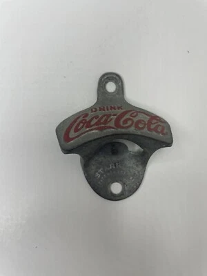Vintage Coca Cola Wall Mount Bottle Opener Starr "X" Brown Co. - Image 1 of 3