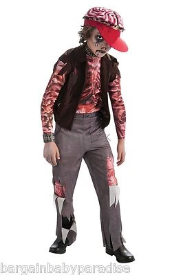 RUBÍES Niños Zombie Punk Rocker Disfraz Walking Dead Halloween Niño M Talla 8-10 Foto 1 de 2