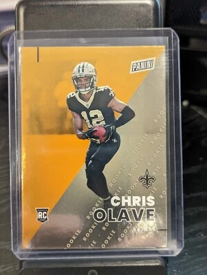 2022 Panini National Silver Orange Chris Olave Rookie RC 🚨SP /199🚨 #RC8 RARE - Image 1 of 3