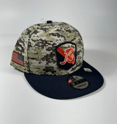 NEW ERA Chicago Bears NFL Salute To Service Camo 9FIFTY Snapback Hat *NEW* - Image 1 of 4