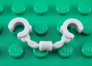New LEGO Pair of Minifigure City Police Handcuff Accessory - Picture 1 of 1