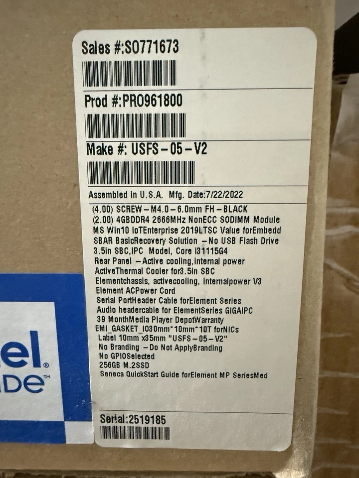 Seneca Element MP Series Mini PC Media Player In Good Condition  - Image 1 of 1