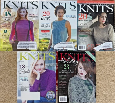 INTERWEAVE KNITS MAGAZINE LOT OF (5) 2016 COMPLETE YEAR ***FREE SHIPPING*** - Image 1 of 4