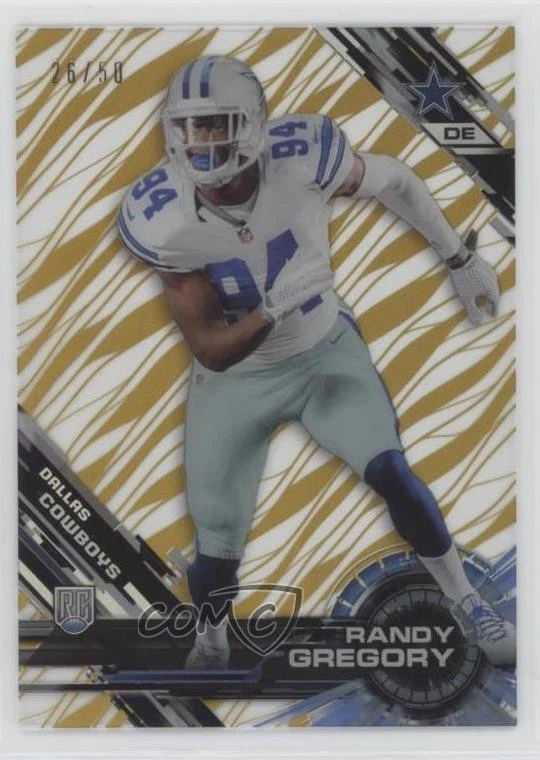 2015 Topps High Tek /50 Randy Gregory #54 Rookie RC - Image 1 of 2
