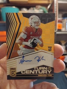 2025 Donruss Elite Turn Of The Century Auto 040/199 Gunnar Helm Longhorns/Titans - Picture 1 of 3