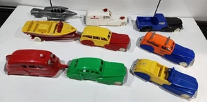 7 Dimestore Dreams DELUXE PLASTIC 1:43 Cars Boat Trailer Camper Rocket - Picture 1 of 18