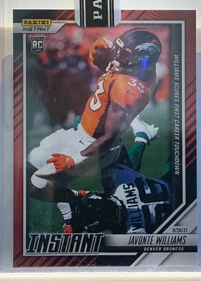 2021 Panini Instant Javonte Williams /99-Denver Broncos - Image 1 of 2