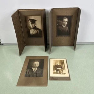 Vintage Antique Photograph Portrait Lot Ephemera Early 1900s Black & White - Picture 1 of 9