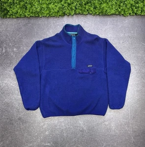 Vintage 90er Patagonia blau Fleece Gr. L - Bild 1 von 18