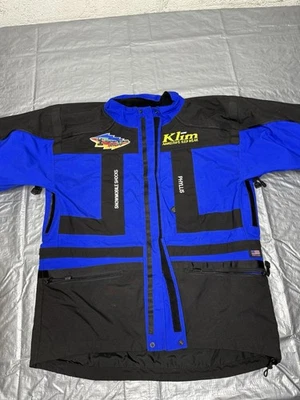 Chaqueta Klim Aggressive Sled Wear Gore-Tex L azul hombros acolchados Foto 1 de 4