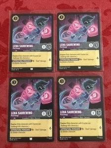 4x Lorcana Reign of Jafar - Lena Sabrewing -- Pure Energy - 49/204 - M/NM x4 - Picture 1 of 7