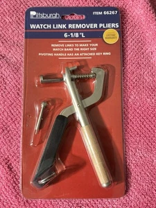 PITTSBURGH Watch Link Remover Pliers (6-1/8" L) Item #66267 *Pivoting Handle* - Picture 1 of 3
