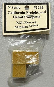 California Freight & Detail Company N Scale XXL Plywood Shipping Crates #2235 - Picture 1 of 1