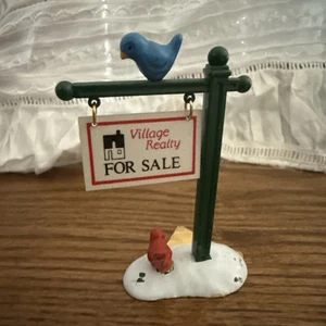 department 56 Snow Village “For Sale” Sign - Picture 1 of 6